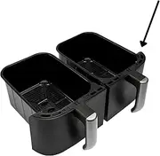 [Russell Hobbs] Replacement Basket Right [for SatisFry Double Chamber Hot Air Fryer 9L 27681-56] 4.5L Capacity, Dishwasher Safe, Replacement Part, Accessory N700889