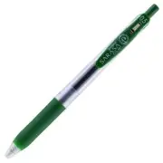 Zebra Sarasa Clip Gel Retractable Pen Fine 0.5mm Dark Green Office School Home