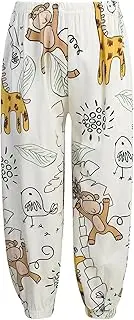 [FEESHOW] Girls Hippie Pants Bohemian Harem Pants Loose Boho Pants Baggy Yoga Pilates Bottoms Dancewear