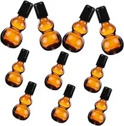 OATIPHO 10Pcs Essential Oil Roller Bottles Glass Perfume Containers with Roller Ball Design Portable Leak Bottles for Travel Office and Salon Use