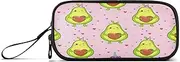 RPLIFE Cute Avocados Happy Faces Pencil Cases, Pencil Case Zipper, Pencil Bag for Kids