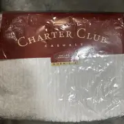 Charter Club Casuals One Twin Bedspread Chenille