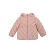 [Moncler] Moncler Logo-patch Padded Jacket 1824 IT PINK