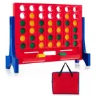 Wall Mounted or Tabletop Giant 4-In-A Row Jumbo Connect Game Set Indoor Outdoor
