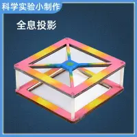 在飛比找樂天市場購物網優惠-3d全息投影科學小實驗物理科技兒童益智手工小制作材料包