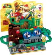 Super Mario Adventure Game DX - Tabletop Skill Game with Collectible Figures