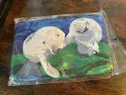 NEW WITH TAGS Manatee Zipper Cosmetic Bag by Salvador Kitti