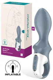 Satisfyer Air Pump Booty 1 7.4" Inflatable Anal Vibrator