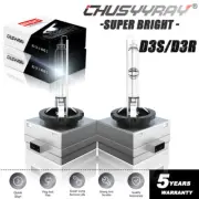Fit Volvo C30 C70 S60 6000K white D3S/D3R HID Headlight Bulb 2pcs High&Low Beam (for: Volvo)