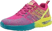 [PENXZT] Men's Woman's Badminton Shoes Lightweight Indoor Court Training Sneakers Tennis Table Tennis Shoes,B,7