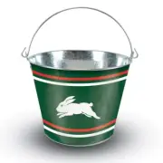 South Sydney Rabbitohs NRL 5L Galvanised Tin Ice Bucket with Handle