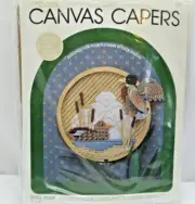 Vintage Canvas 1984 Capers Duck Hoop Plastic Canvas Kit Designed by Dick Martin