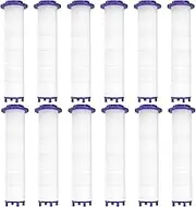 Handheld Turbo Fan High Pressure Vortex Shower Head Filter Set of 10