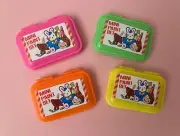 VINTAGE LOT OF 4 CUTE MINI PAINT SET WATERCOLOR 80 S NEW