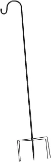Kisangel Elegant Iron Shepherd's Hook Garden Hanger Outdoor Streetlamp Holder for Wedding Decor