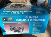 6" Bench Grinder Model 241-1406 by TOOL SHOP New 1/2 hp Electric + Accessories
