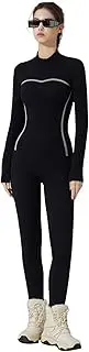 [Laugopio] Skiing Thermal Undershirt Sets for Women Winter Lightweight Warm Athletic Base Layer Long Johns