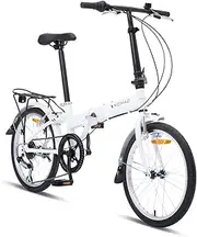 Progear Bikes Nomad Folding Bike 20" in Pearl White