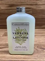 Crabtree & Evelyn VERBENA LAVENDER Bubble Bath 21.9 oz