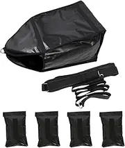 Begonia.K Adjustable Weight Sled Running Speed Training with Adjustable Strap, Sprinter Speed Training with 4 Weight Sandbags