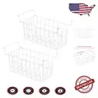 Rustproof Chest Freezer Baskets - 16.5 Inch Wire Storage with Hanging Handles