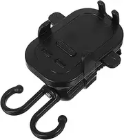 PERSELOSO Detachable Stroller Phone Mount Hooks Rotating Phone Holder for Baby Hanging Hooks