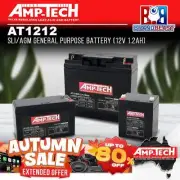 Amp-Tech AT1212 SLI/AGM General Purpose Battery (12V 1.2Ah)