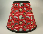 Large Ohio State University Buckeyes Helmet Fabric Lamp Shade Lampshade NCAA