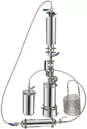 1 Pound Closed Loop Extractor Vacuum Chamber Hemispheric Dewaxing Kit 450 Gram