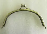 Catches Latches Kiss Clasp Purse Frame Silver 155mm x 90mm make your own purse