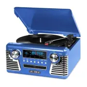 Victrola 50's Retro Bluetooth Record Player & Multimedia Center with Built-in...