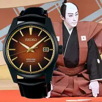 在飛比找momo購物網優惠-【SEIKO 精工】Presage 新銳 黑標歌舞伎限量機械