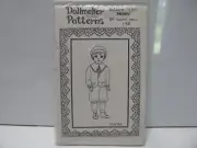 Vintage Dollmaker Patterns 130 HENRY 14" cloth jointed doll & costume NEW