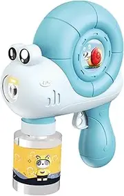 Bubble Maker Machine, Snail Design Automatic Bubble Machine for Kids with Light Music, Outdoor & Indoor Activity for Easter Basket Stuffers