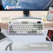 Wireless Hot-Swappable Mechanical Keyboard Bluetooth/2.4g With Display