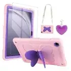 for Samsung Galaxy Tab A9 Plus Case for Kids 11 Inch 2023 with Pink Purple