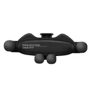 Mini Gravity Linkage Automatic Lock Air Vent Car Phone Holder For 4.0-6.5 Inch Smart Phone COOL BLACK CAT COLOR