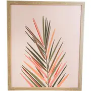 LVD Framed Print Fern Leaf Home/Living Room Wall Decor 45x55cm Rectangle