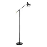 Olav Adjustable Satin Black Modern Floor Lamp
