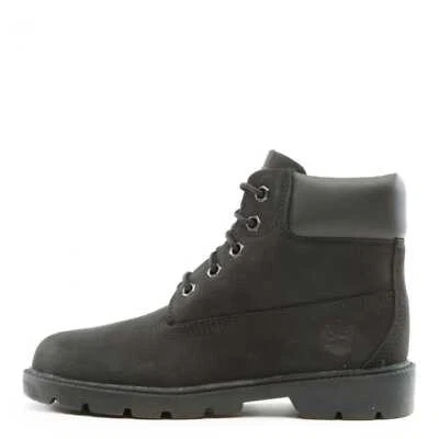 Timberland 6 Inch Classic Boot Black Nubuck TB 010710 001 Pre-School