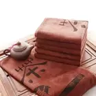 Blended Fabric Hand Towel Tea Set Car Beauty Towel Hanging Towel Coffee Cup