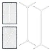 2 Pcs Elastic Adjustable Bed Sheet Holder Fitted Bed Sheet Straps for Corners