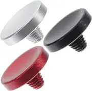CIYODO Add Elegance to Your Camera 3pcs Soft Metal Concave Shutter Release Button Easy to Install