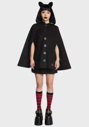 [Dolls Kill x Emily The Strange] Feline Adorable Kitty Cloak