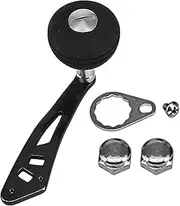Reel Power Handle - Fishing Reel Replacement Parts, Metal Fishing Reel Knob Handle Kit | EVA Oval Grip Single Rocker Arm Fishing Reel Conversion Accessory for Men Women