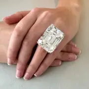 Certified Lab Grown Diamond For Ring Making 3Ct Emerald Cut Natural D Color VVS1