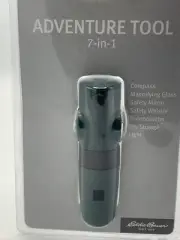 Eddie Bauer Adventure Tool, 7 in 1 Survival Tool Compass,whistle,thermometer