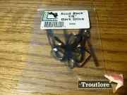 HARELINE DUBBIN SCUD BACK 1/8 INCH DARK OLIVE - NEW FLY TYING MATERIALS