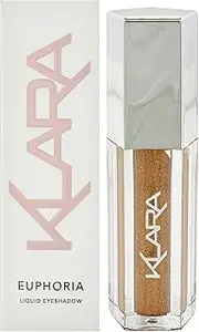 Klara Cosmetics Liquid Eyeshadow - Long Lasting, Highly Pigmented Eyeshadow (Nate)