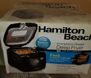 Hamilton Beach Brands Inc. Electric Deep Fryer, Cool Touch Sides Easy To...